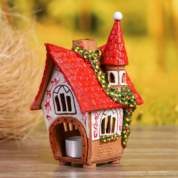 Аромалампа Домик «Альгис», ручная работа