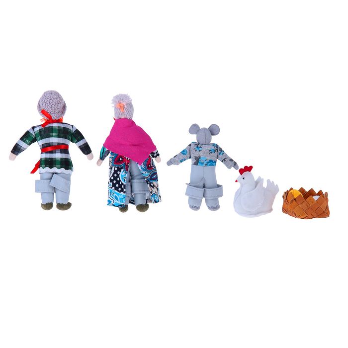 Пальчиковый театр "Курочка Ряба" шагающий