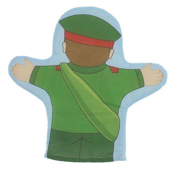 Кукла-рукавичка "Солдат"