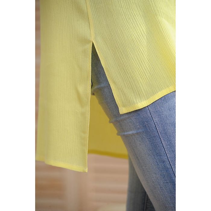 Туника женская 4740 С+, размер 50, рост 164см, цвет желтый