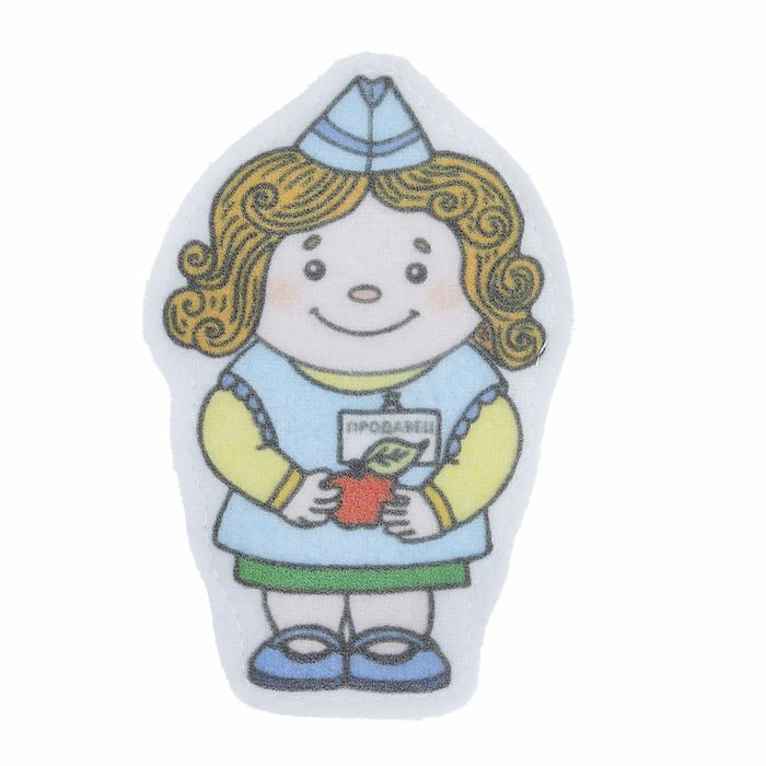 Набор дидактический из ткани "Профессии" на магните, 10 шт.