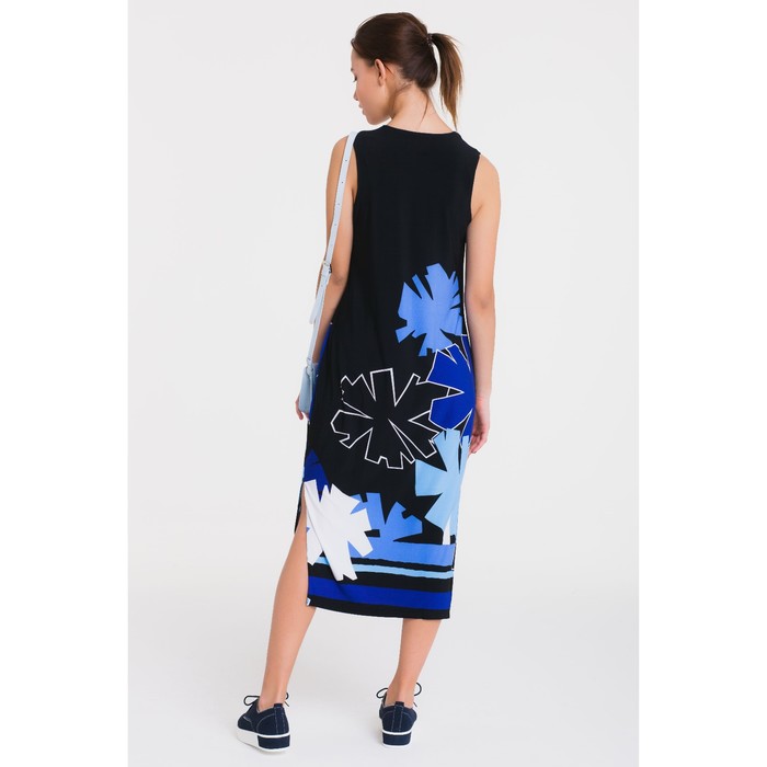 Платье 4759, размер 44, рост 164 см, цвет черный/синий