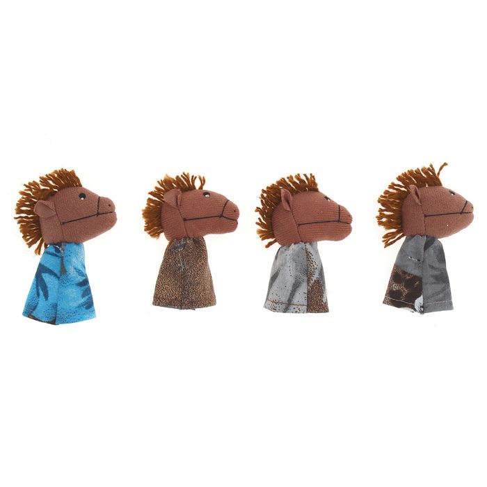 Кукла пальчиковая "Лошадка", МИКС