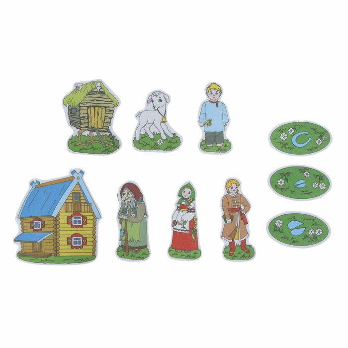 Набор дидактический из ткани "Сестрица Аленушка и братец Иванушка" на липучке