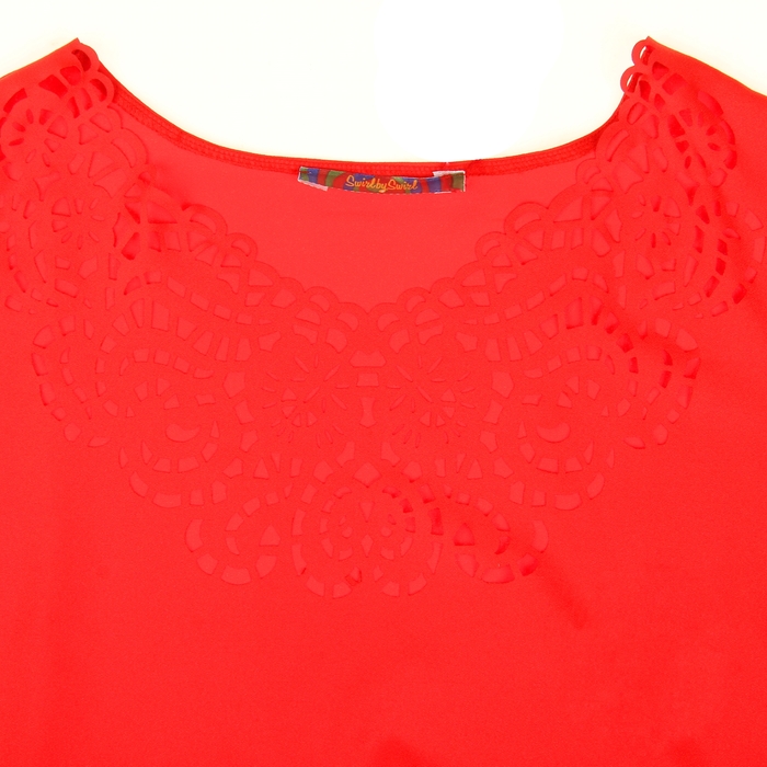 Платье женское, цвет красный, рост 168 см, размер XL-XXL (48-50) (арт. 71170 С+)