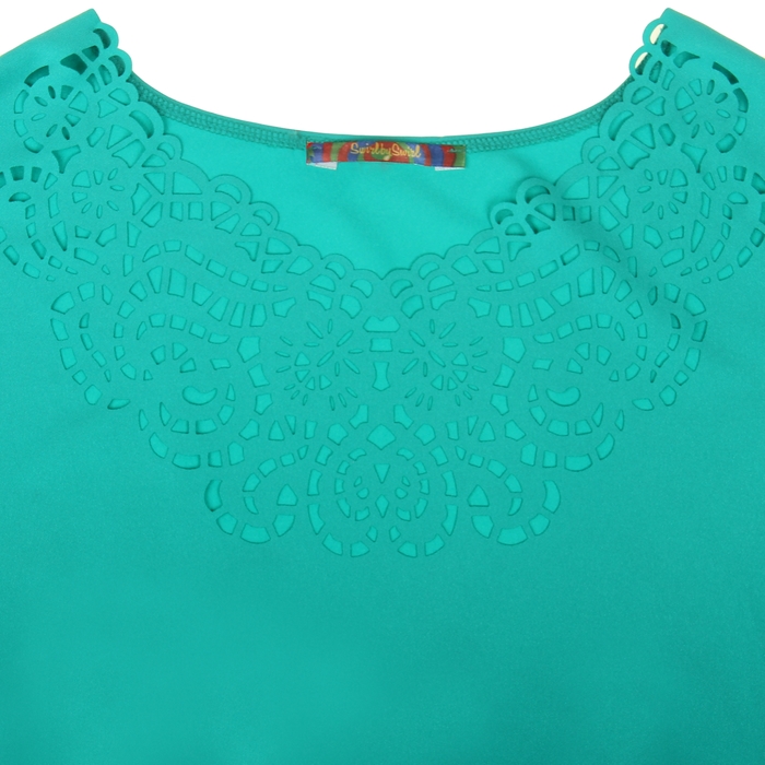 Платье женское, размер S-M (42-44), рост 168 см, цвет изумрудный (арт. 71170)