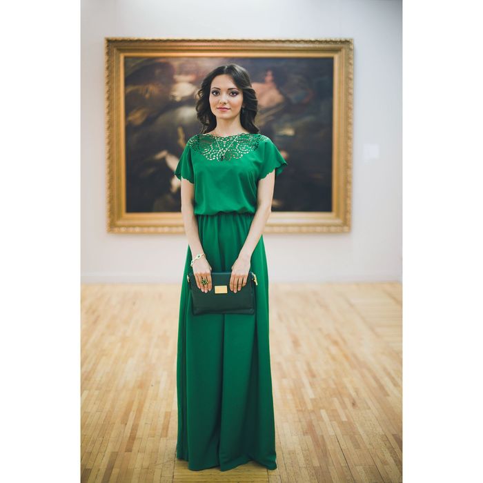 Платье женское 71170 цвет зелёный, размер L-XL (46-48), рост 168