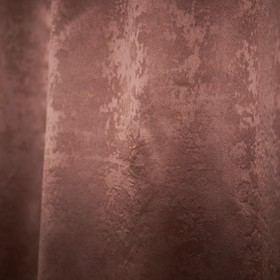 

Штора портьерная Элегия, 135х260см 1шт, цвет шоколад, блэкаут теснение, 100% полиэстер
