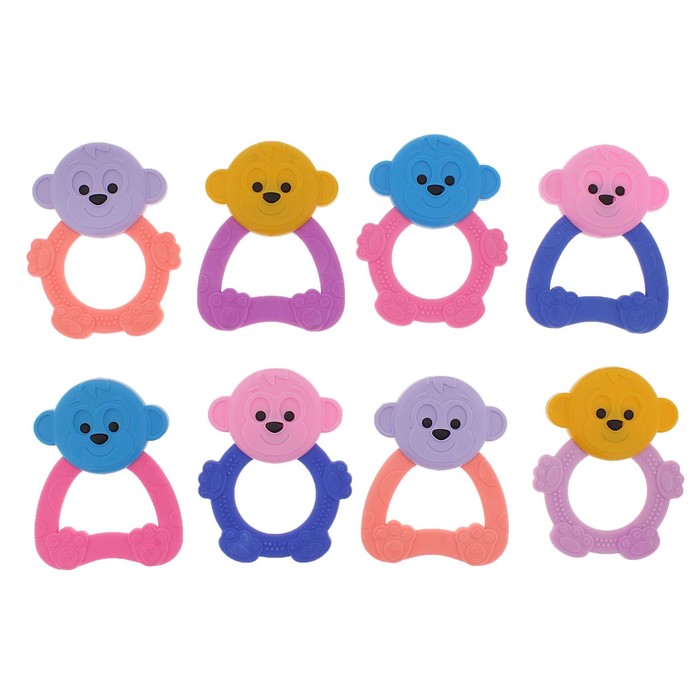 Грызунок «Обезьянка», цвета МИКС