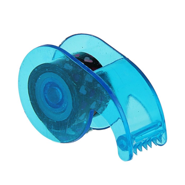 Клейкая лента декоративная 12 мм*2,8 м с держателем в друме