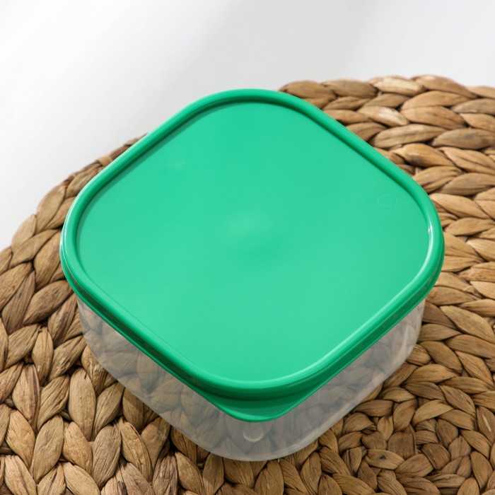Контейнер пищевой 700 мл, цвет зелёный