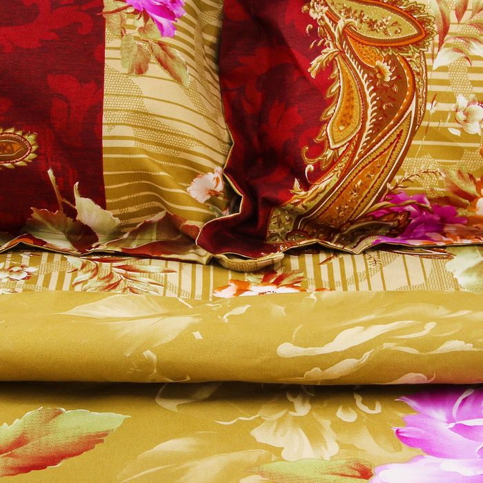 Постельное бельё "Этель престиж" Сказочное цветение 1,5 сп., размер 150х210 см, 150х210 см, 50х70 + 5 см - 2 шт., 90% хлопок, 10 п/э