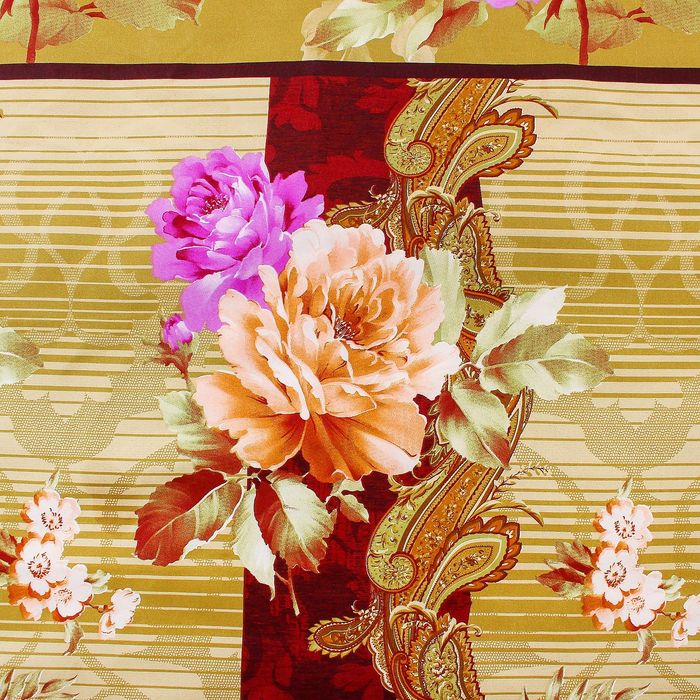 Постельное бельё "Этель престиж" Сказочное цветение 1,5 сп., размер 150х210 см, 150х210 см, 50х70 + 5 см - 2 шт., 90% хлопок, 10 п/э