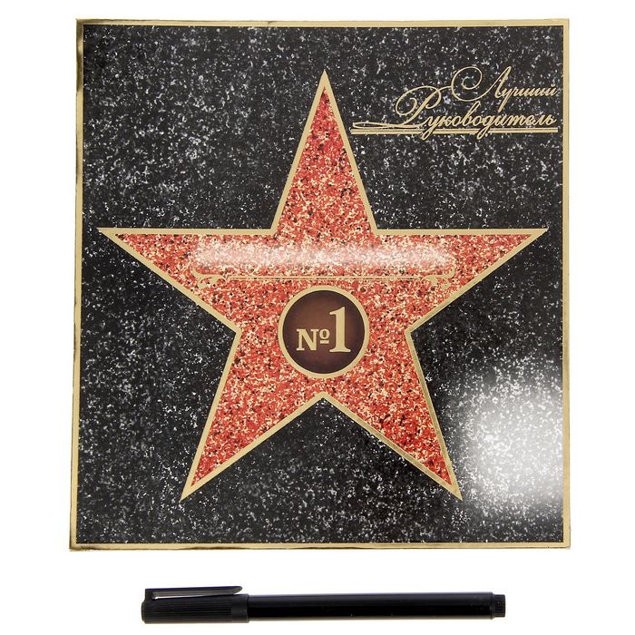 Диплом Голливудская звезда "Лучший руководитель"