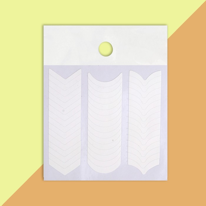 Трафареты для ногтей "Ассорти", 3 вида