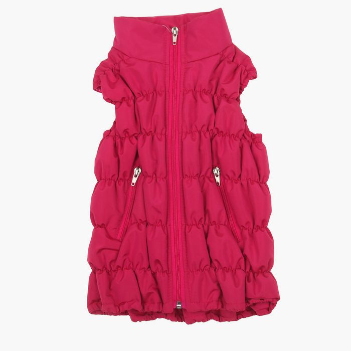 Жилет для девочки "Резинка", рост 110 см, цвет фуксия