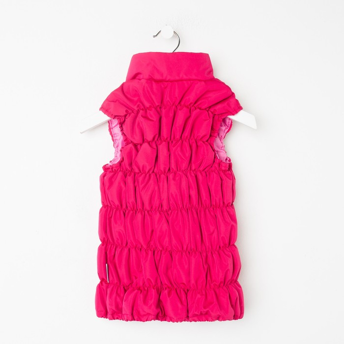 Жилет для девочки "Резинка", рост 116 см, цвет фуксия