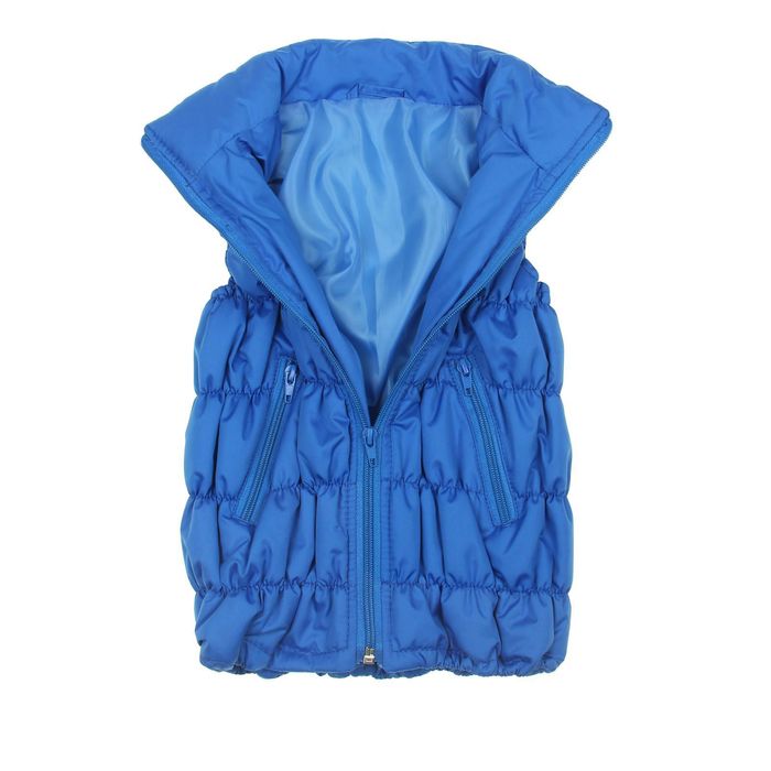 Жилет для девочки "Резинка", рост 122 см, цвет синий
