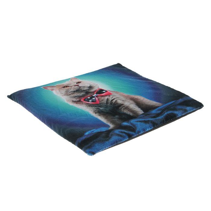 Домик-вигвам "Кот с бабочкой", 40 х 40 х 39 см