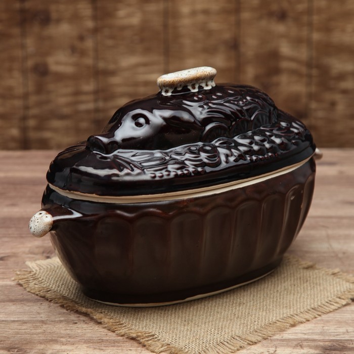 Жаровня "Свинья" малый, 3 л