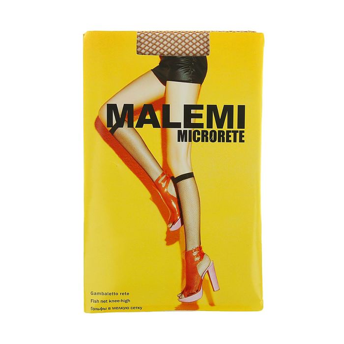 Гольфы женские Malemi Microrete, сетка, цвет melon (светло-коричневый)