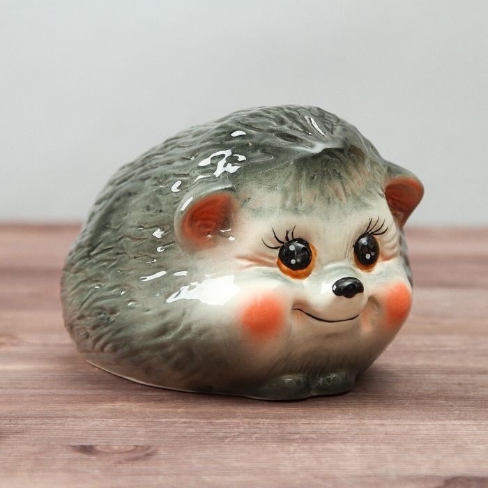 Садовая фигура "Ёжик" глянец, микс