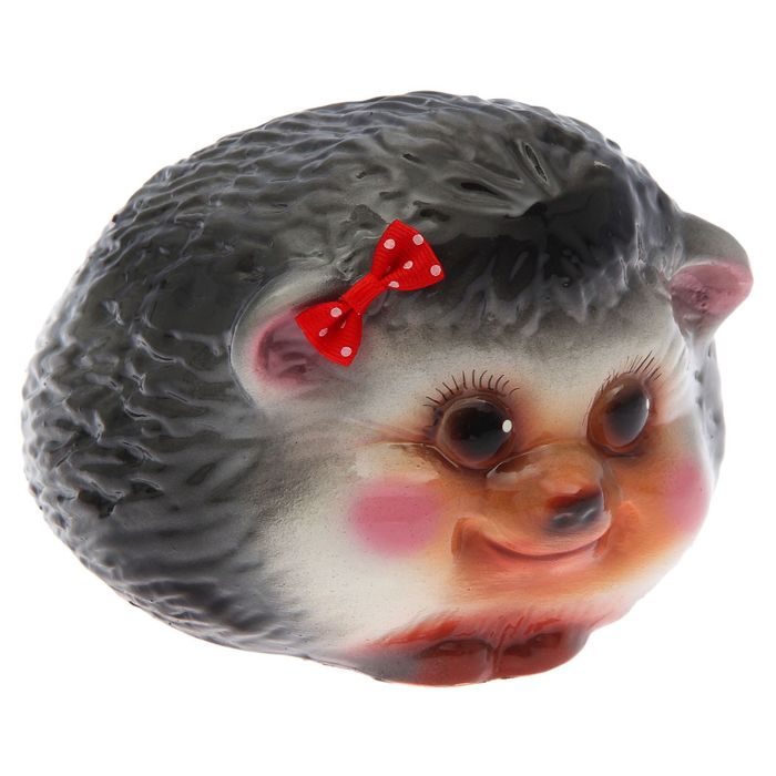 Садовая фигура "Ёжик" глянец, микс