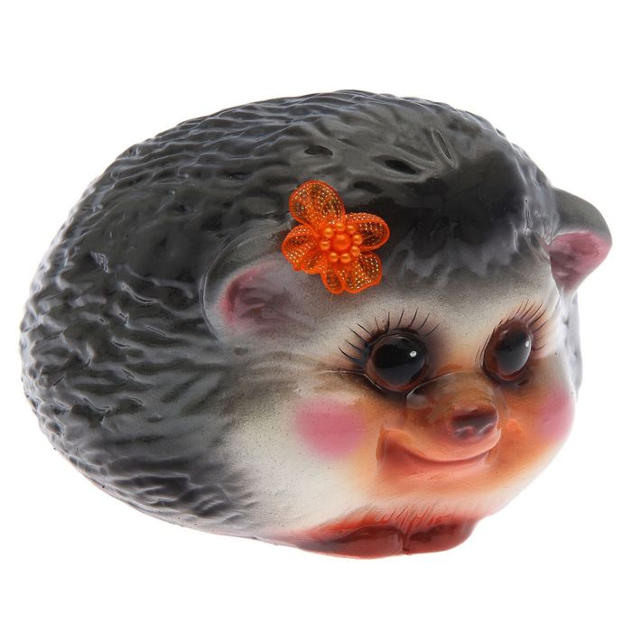 Садовая фигура "Ёжик" глянец, микс