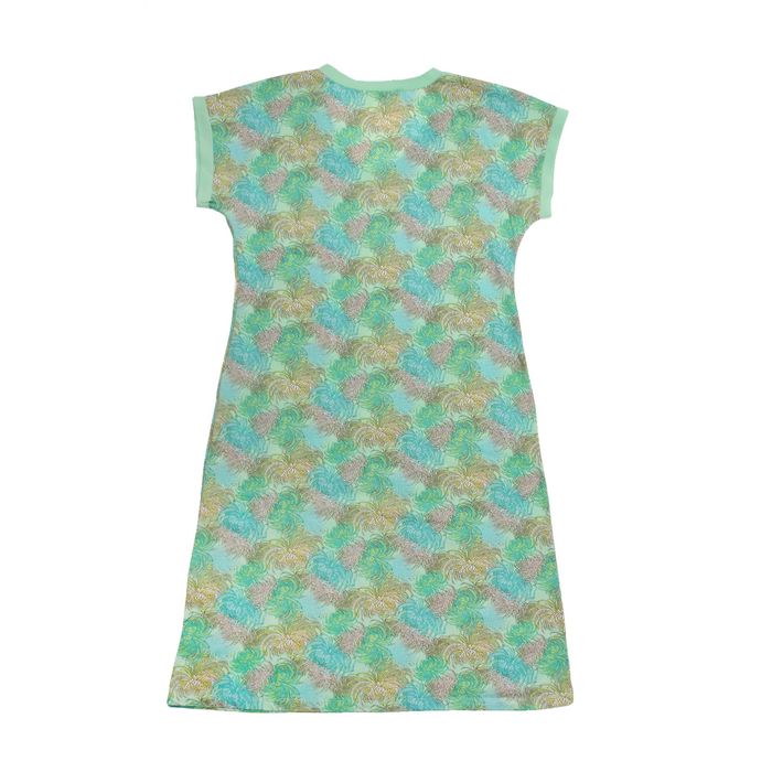 Сорочка женская "Хризантемы", цвет салатовый, размер 48 (арт. ML2537/01)