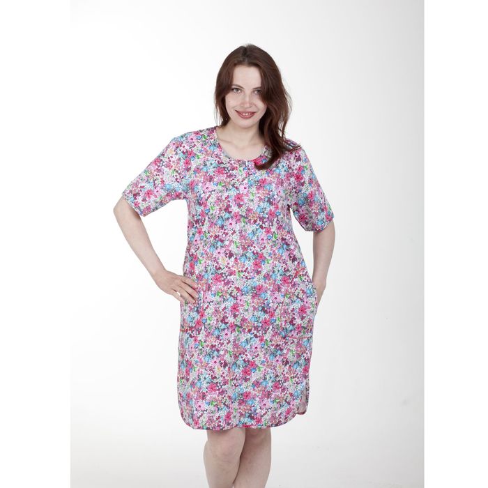 Туника женская, цвет розовый, размер 48 (арт. PK603/02-08)