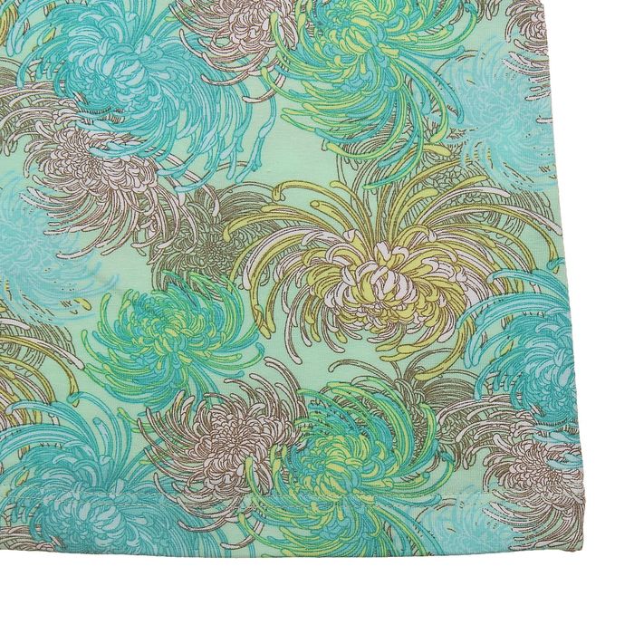 Сорочка женская "Хризантемы", цвет салатовый, размер 48 (арт. ML2538/01)