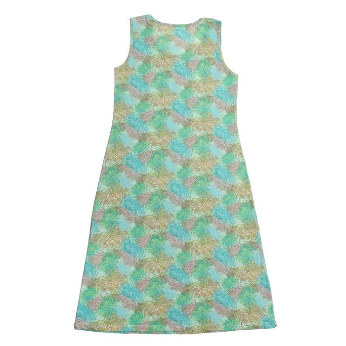 Сорочка женская "Хризантемы", цвет салатовый, размер 46 (арт. ML2538/01)