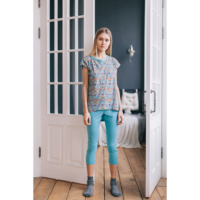 Комплект женский "Жасмин", цвет изумрудный, размер 46 (арт. MK2326/01)