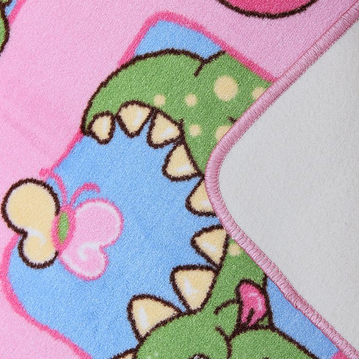 Ковер велюровый Дракоша, размер 100х150 см, цвет сиреневый, полиамид