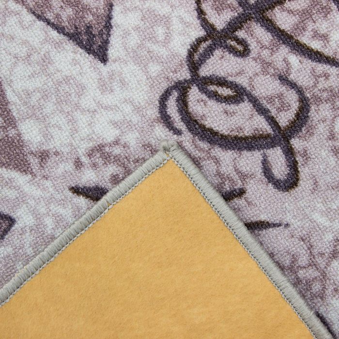 Ковер Карамель new, размер 100х150 см, цвет серый, войлок 195 г/м