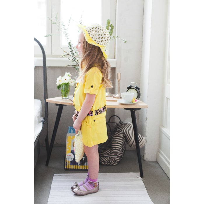 Платье для девочек, рост 98-104 см, возраст 3 года, цвет жёлтый