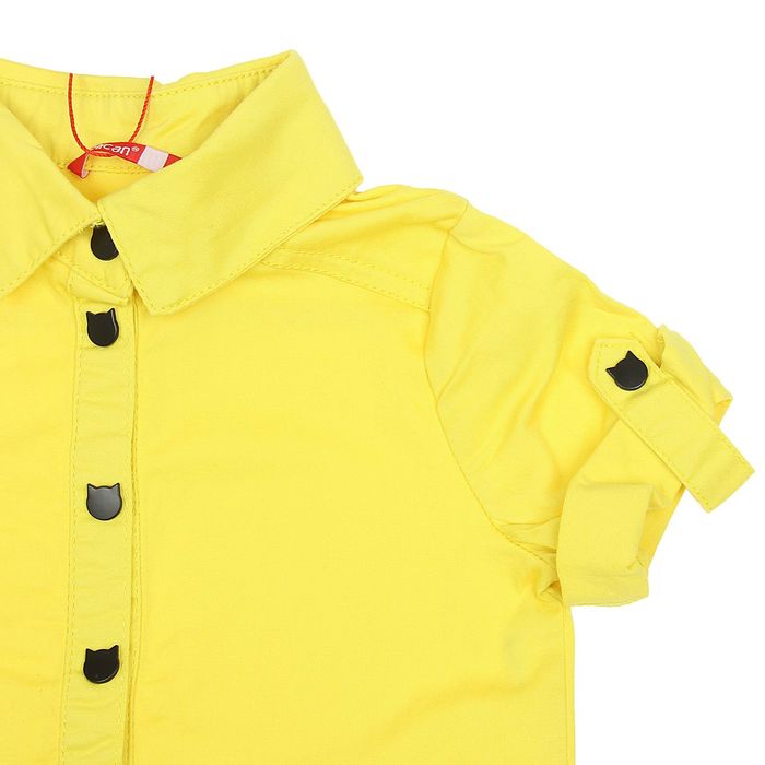 Платье для девочек, рост 98-104 см, возраст 3 года, цвет жёлтый