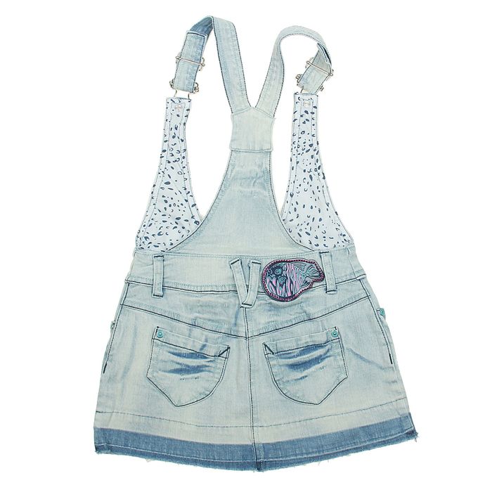 Сарафан для девочки, рост 110-116 см, цвет белый