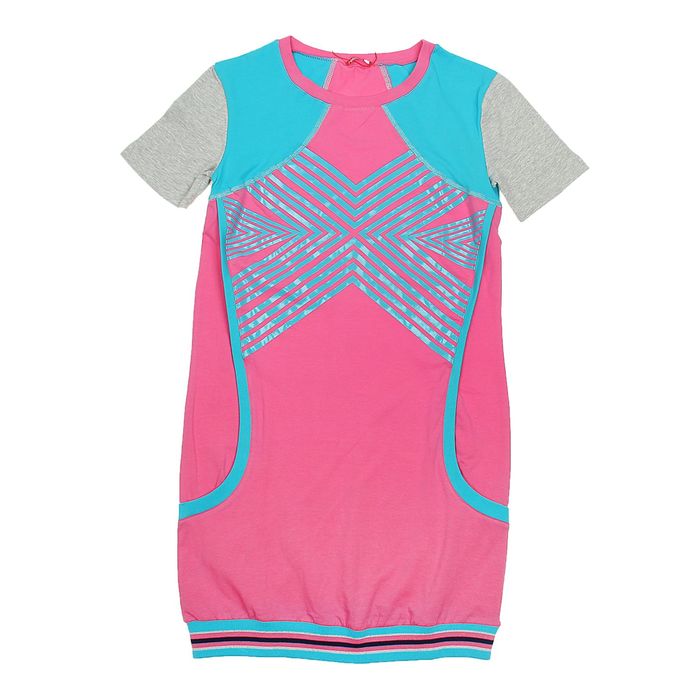 Платье для девочек, рост 164 см, возраст 14 лет, цвет розовый