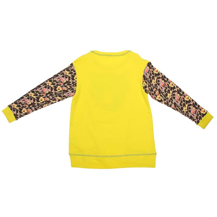 Джемпер для девочек, рост 116-122 см, возраст 6 лет, цвет светло-жёлтый