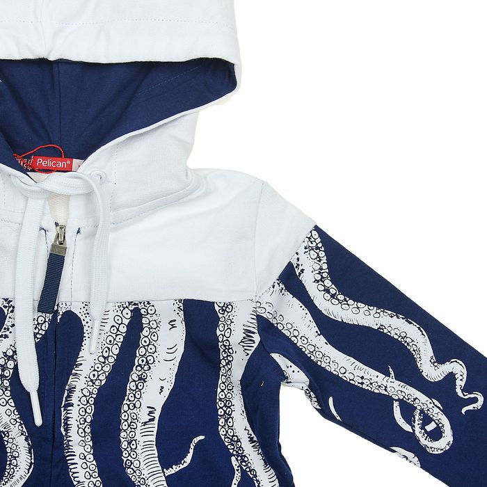 Джемпер для мальчиков, рост 86-92 см, возраст 1 год, цвет белый