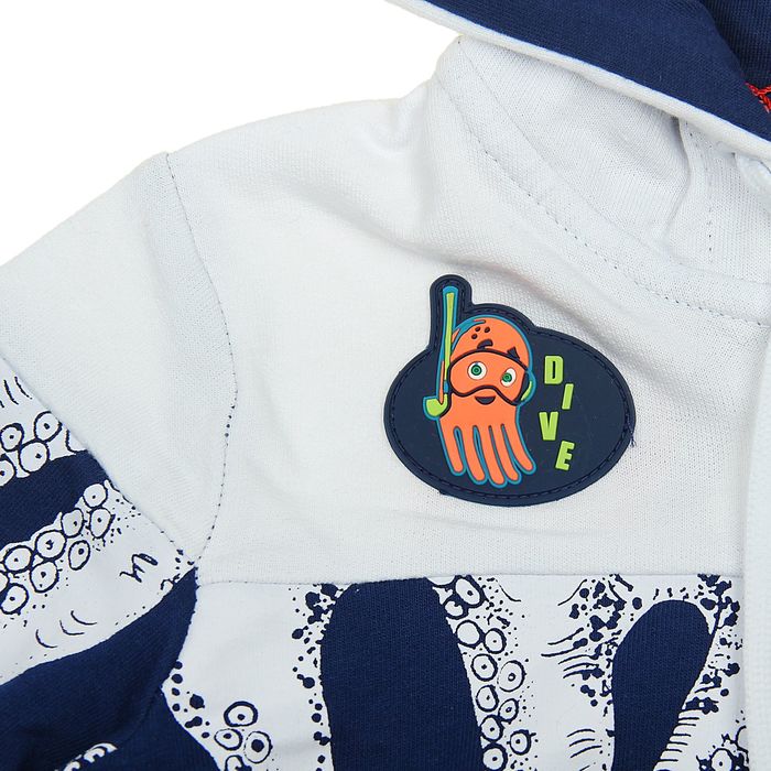 Джемпер для мальчиков, рост 86-92 см, возраст 1 год, цвет белый