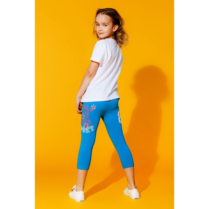 Брюки для девочек, рост 146-152 см, возраст 11 лет, цвет бирюзовый