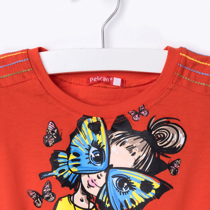 Платье для девочек, рост 98-104 см, возраст 3 года, цвет красный