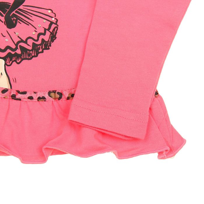 Джемпер для девочек, рост 92-98 см, возраст 2 года, цвет ярко-розовый