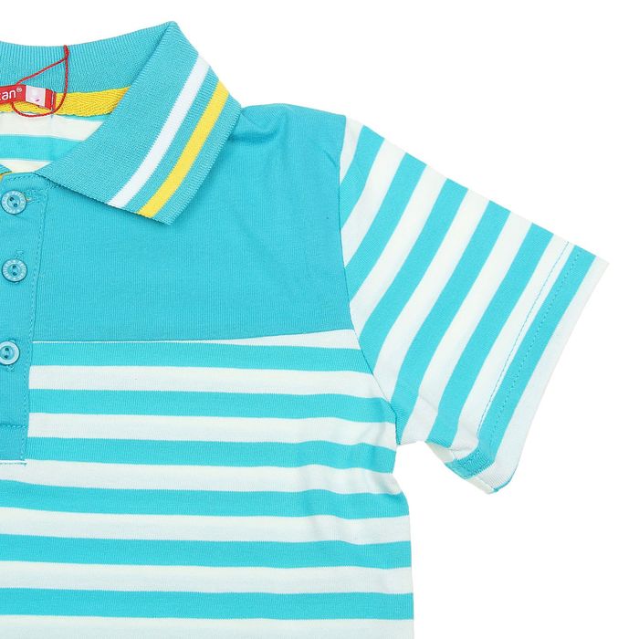 Футболка для мальчиков, рост 164 см, возраст 14 лет, цвет нежно-голубой