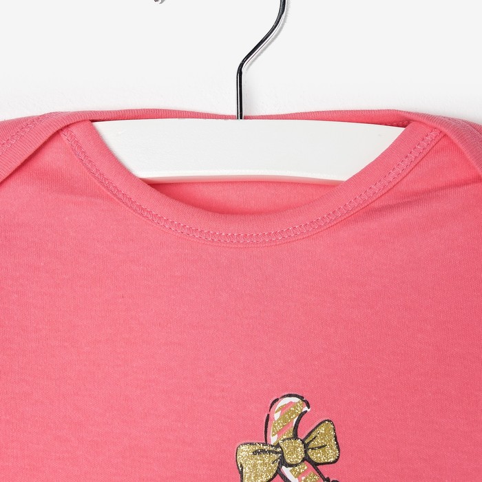 Комплект детский, возраст 6-9 мес., цвет розовый