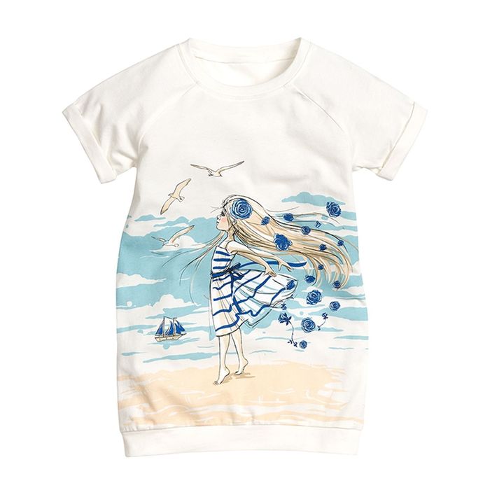 Джемпер для девочек, рост 86-92 см, возраст 1 год, цвет белый