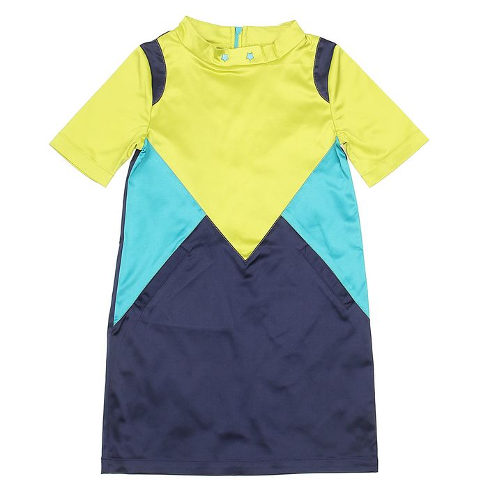 Платье для девочек, рост 128-134 см, возраст 8 лет, цвет жёлтый