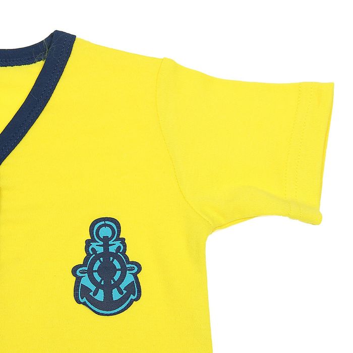 Комплект детский, возраст 3-6 мес., цвет жёлтый